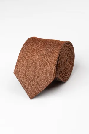 Orange Texture Tie