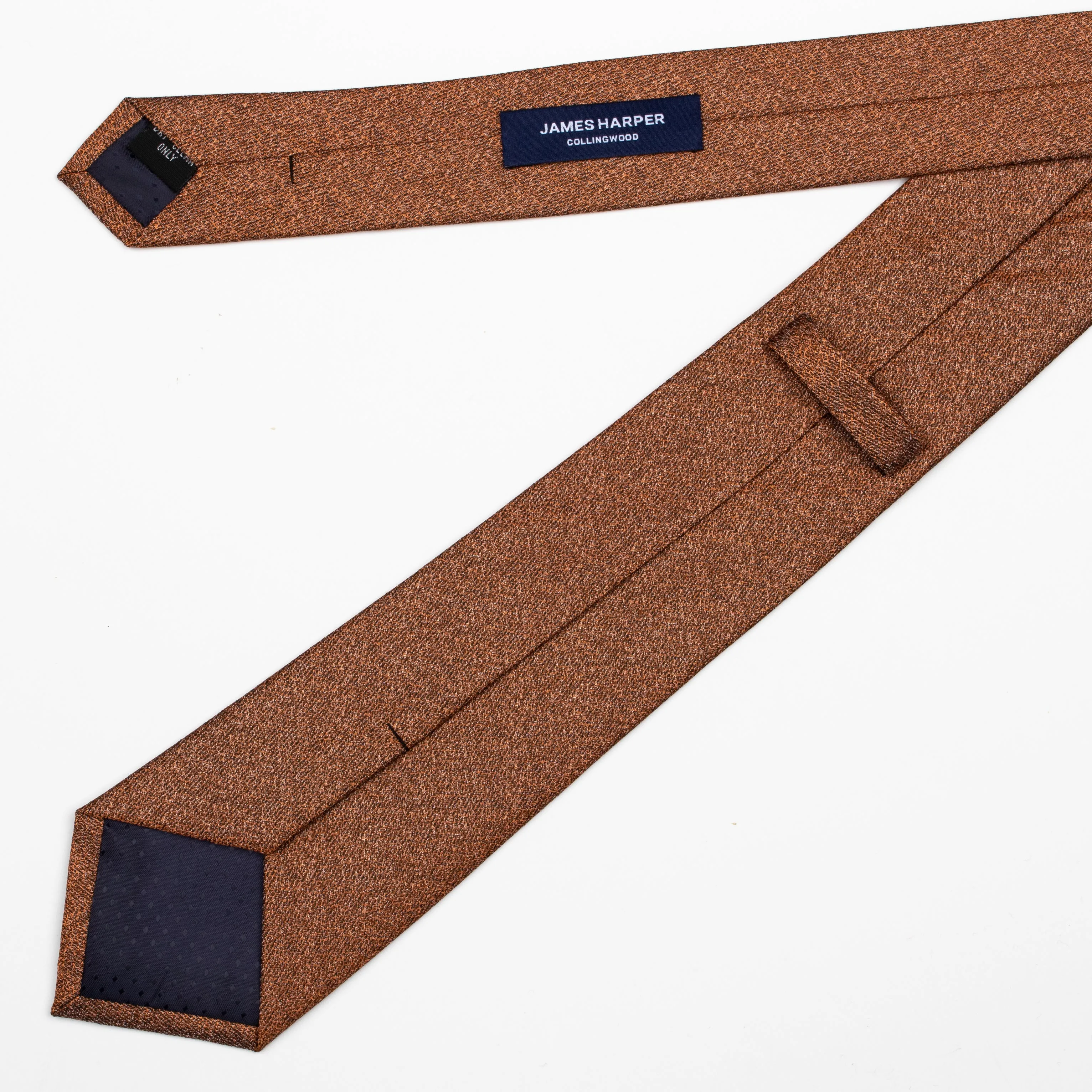 Orange Texture Tie
