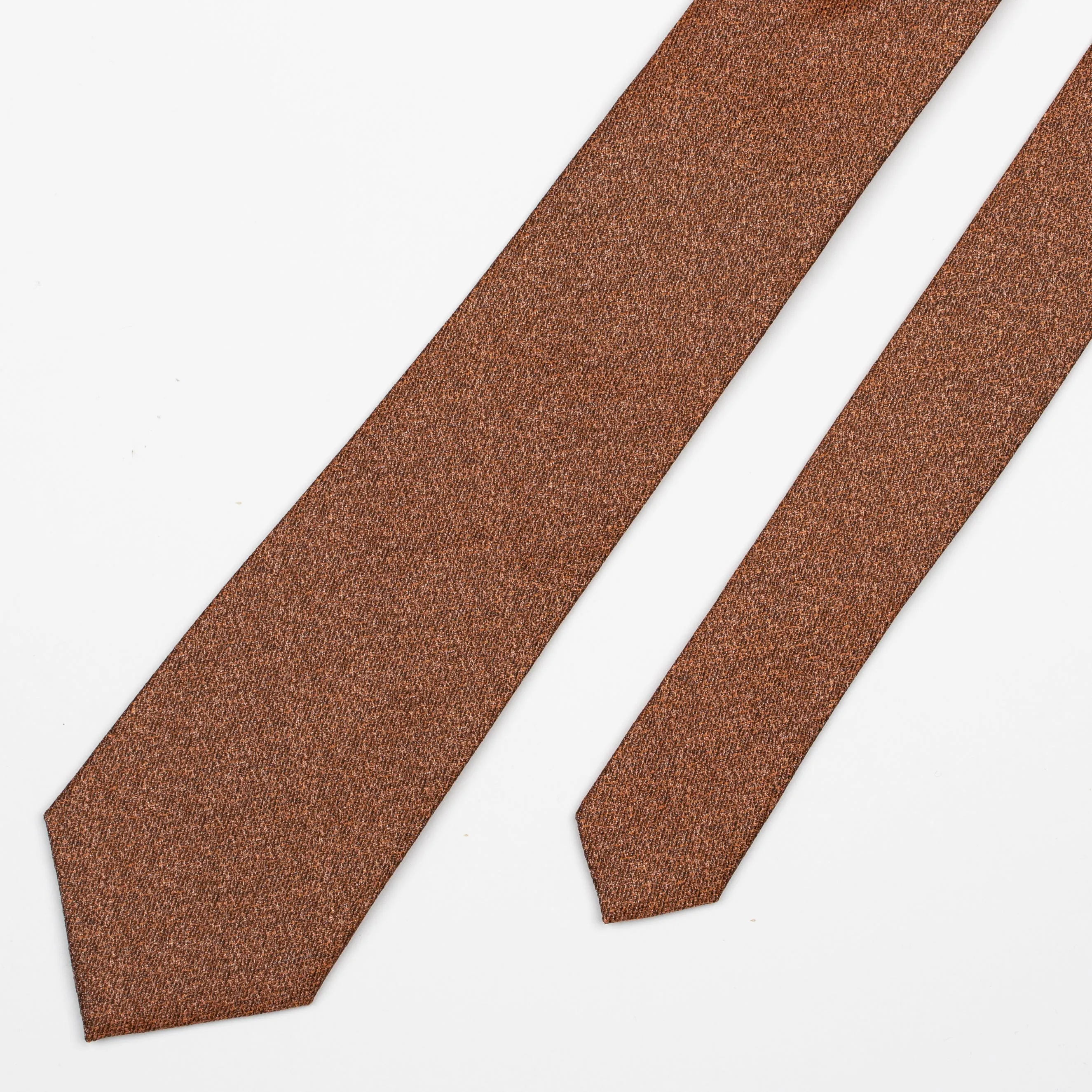 Orange Texture Tie