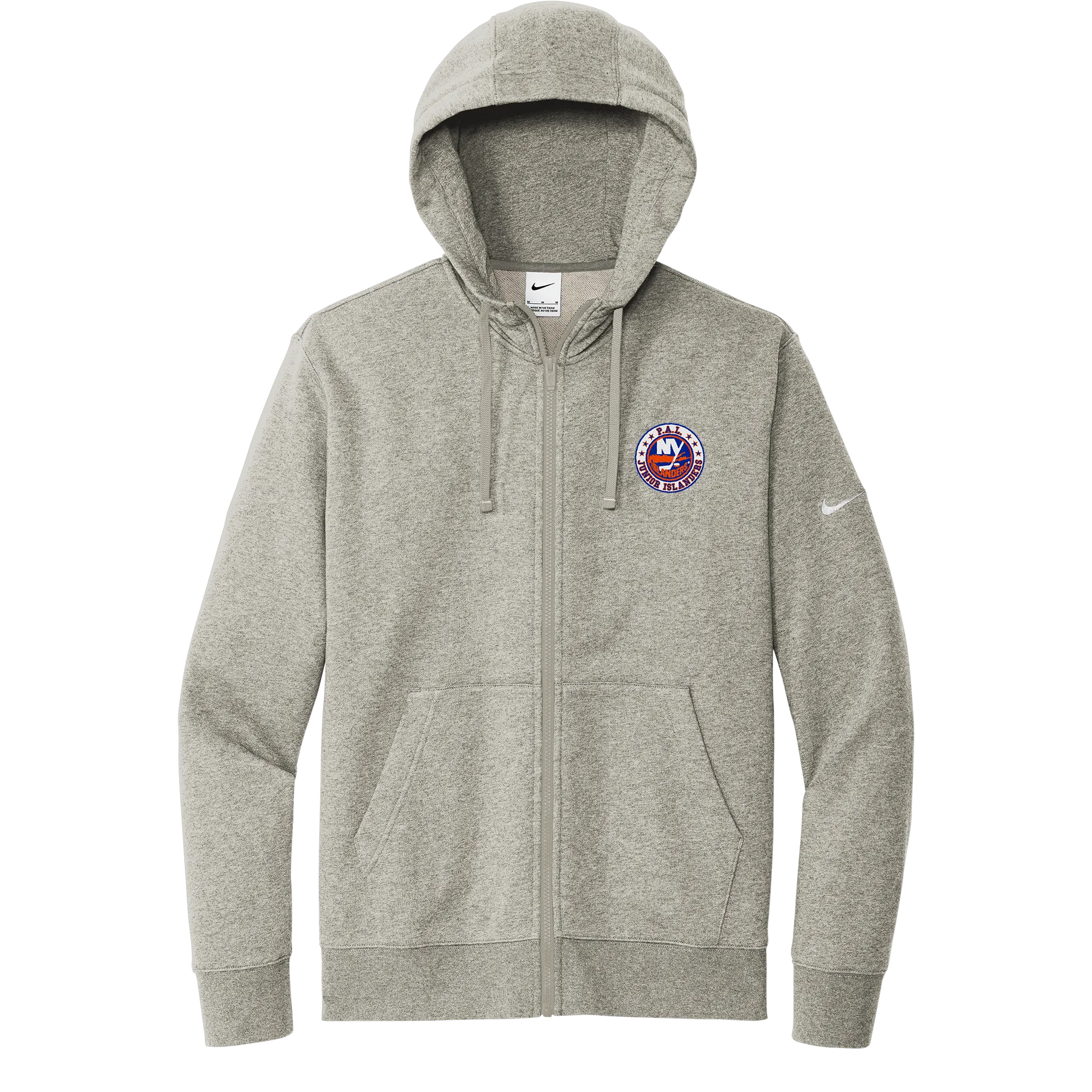 PAL Jr. Islanders Nike Club Fleece Sleeve Swoosh Full-Zip Hoodie