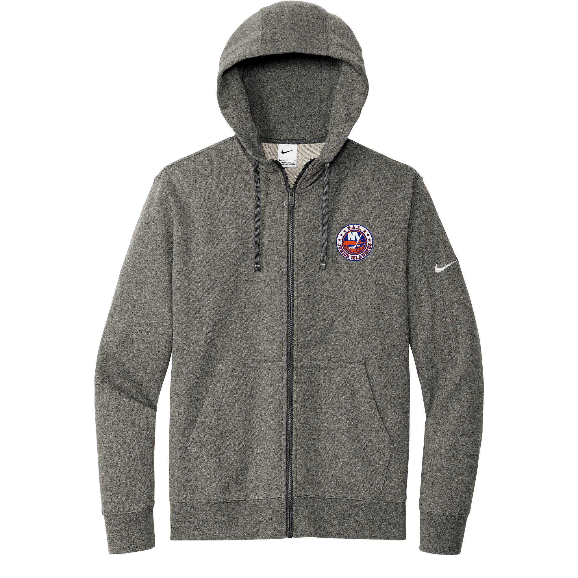 PAL Jr. Islanders Nike Club Fleece Sleeve Swoosh Full-Zip Hoodie