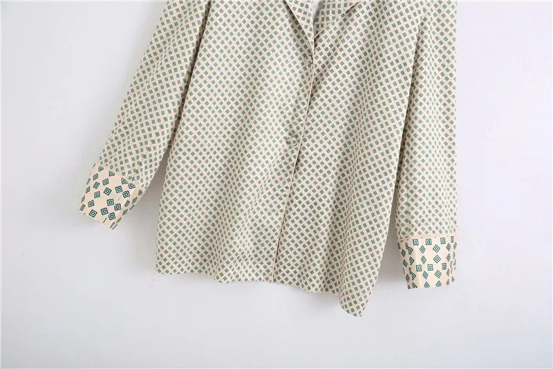 PRINTED LOOSE BLAZER