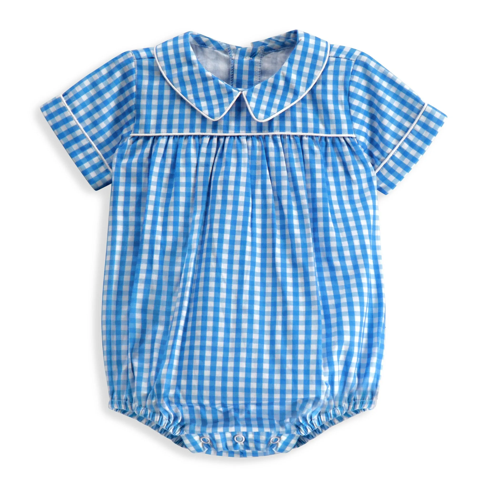 Printed Parrish Bubble -- Azure Check