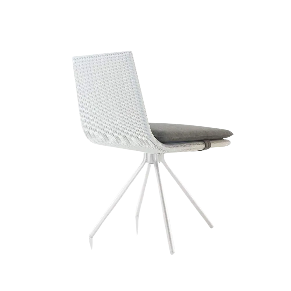 Sammie Outdoor Swivel Dining Chair