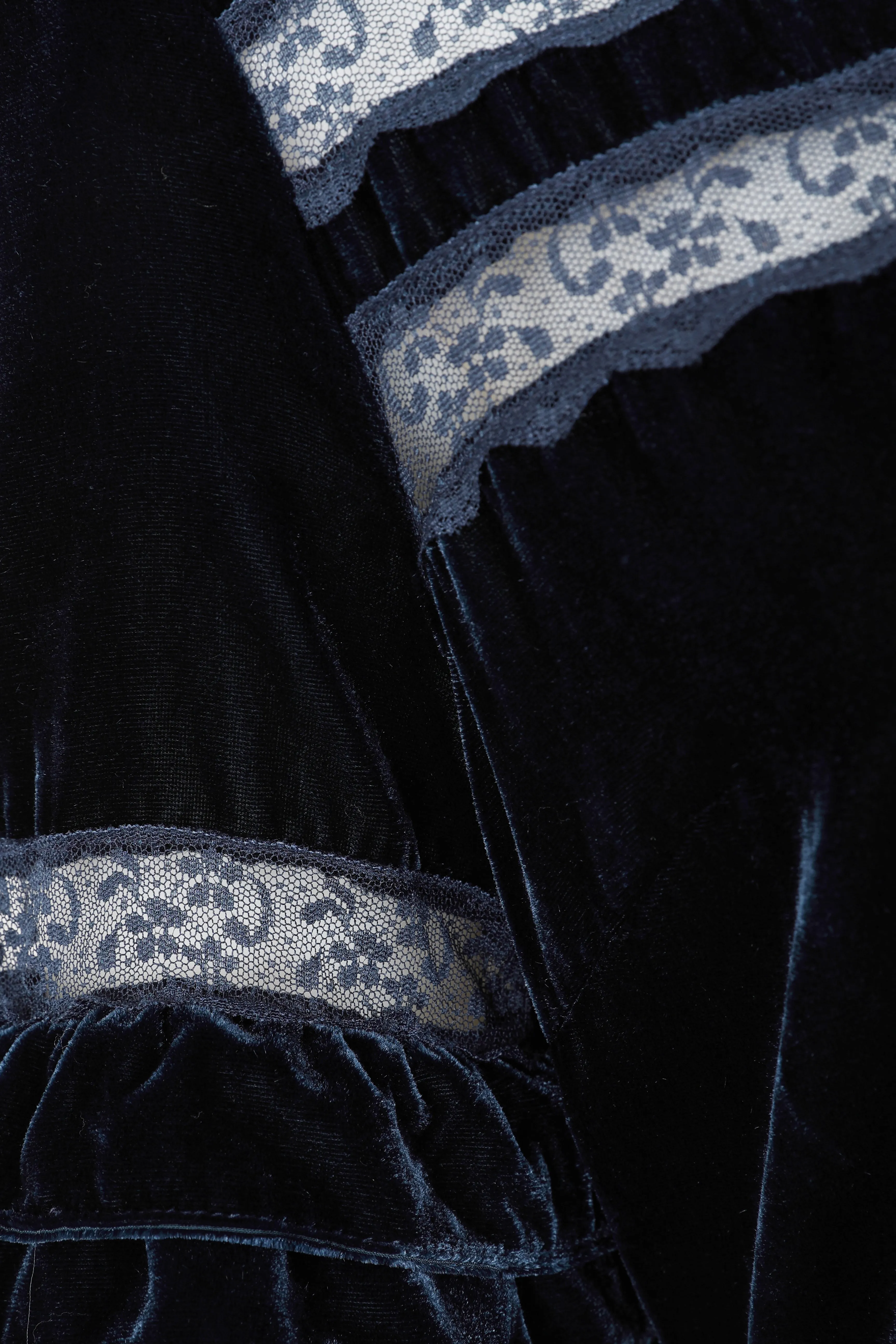 Sirens - London dress in Navy Velvet