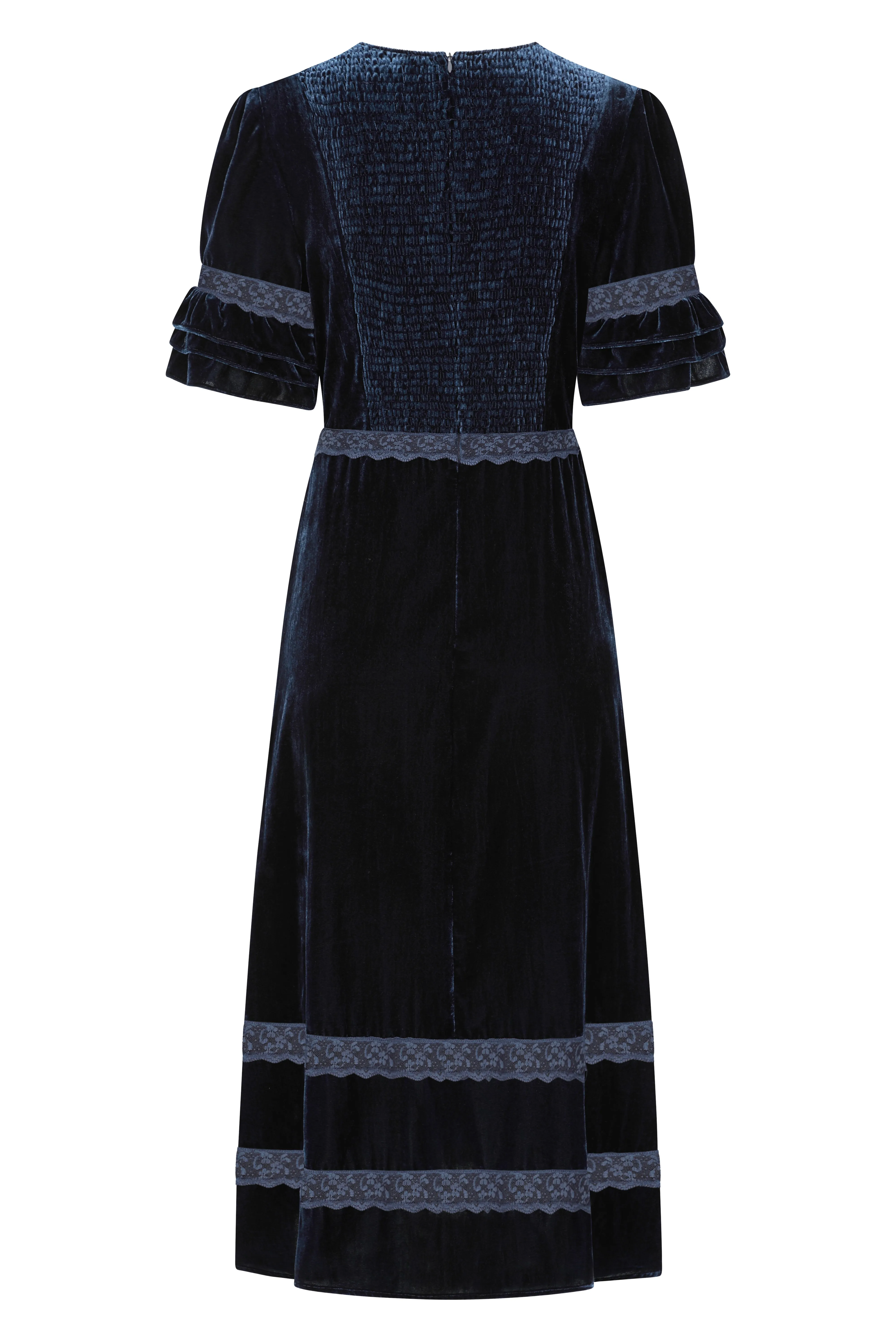 Sirens - London dress in Navy Velvet