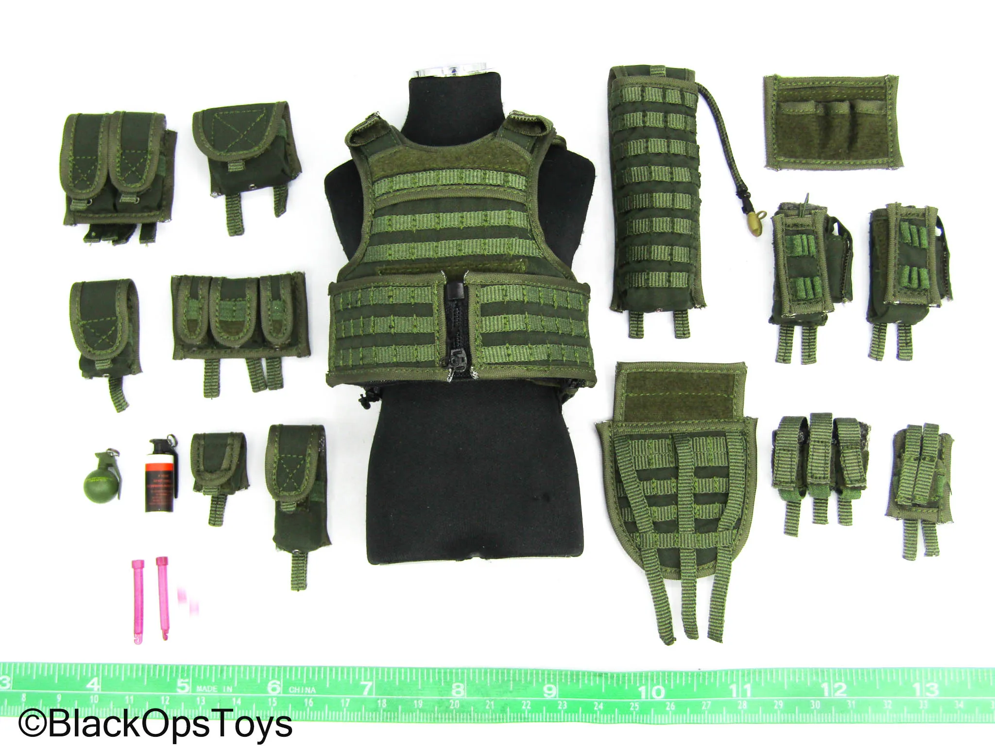SMU Delta Force Chronology Ver 2006 - Green MOLLE Plate Carrier Vest