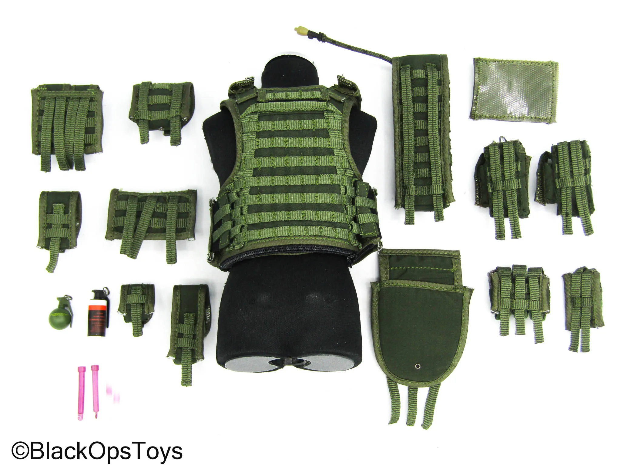 SMU Delta Force Chronology Ver 2006 - Green MOLLE Plate Carrier Vest