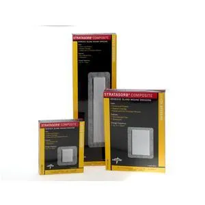 Stratasorb Composite Island Dressing, 4" x 14", Rectangular