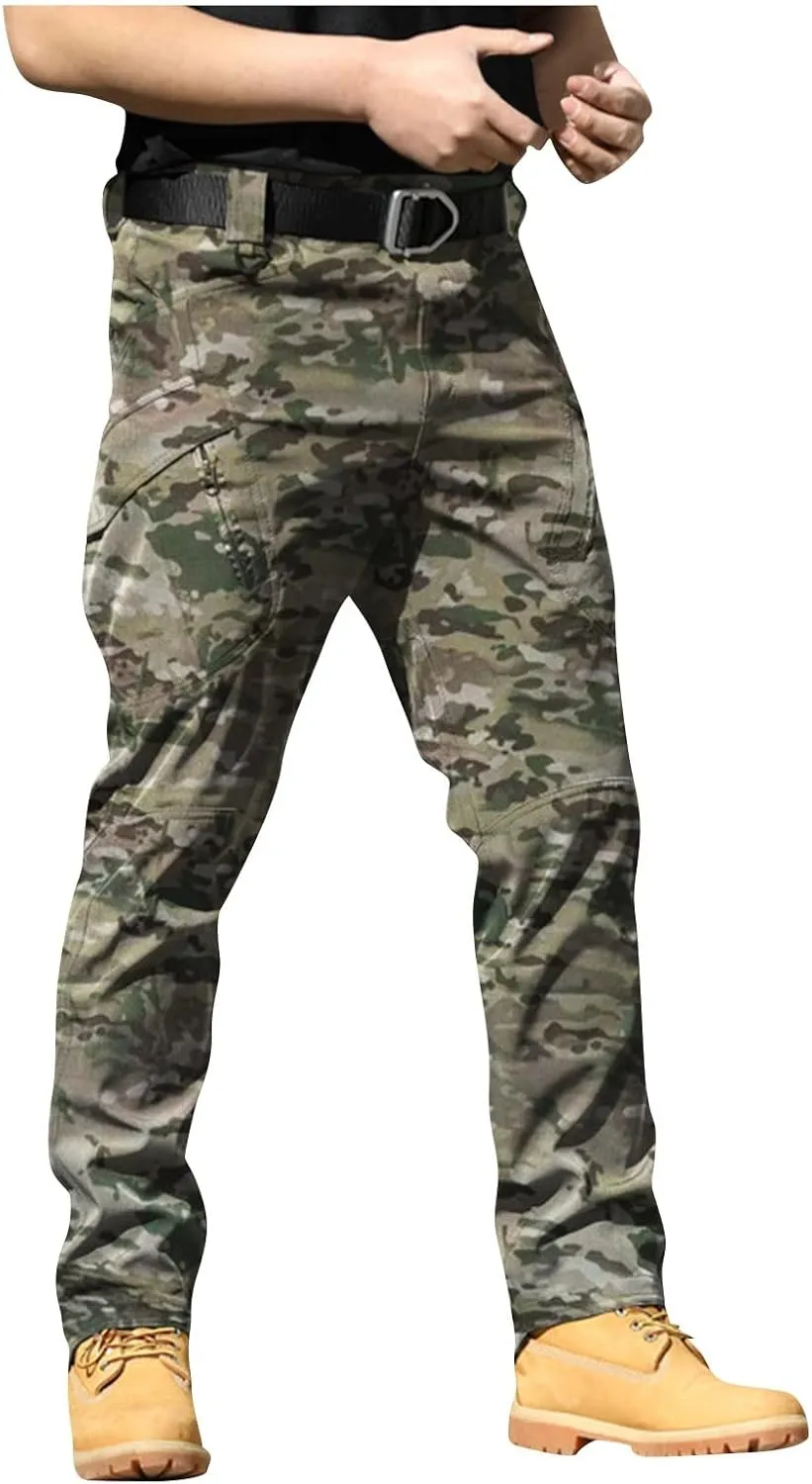 Summer Cargo Pants for Men, Utility Trendy Fit Outdoor Mens Work Pants