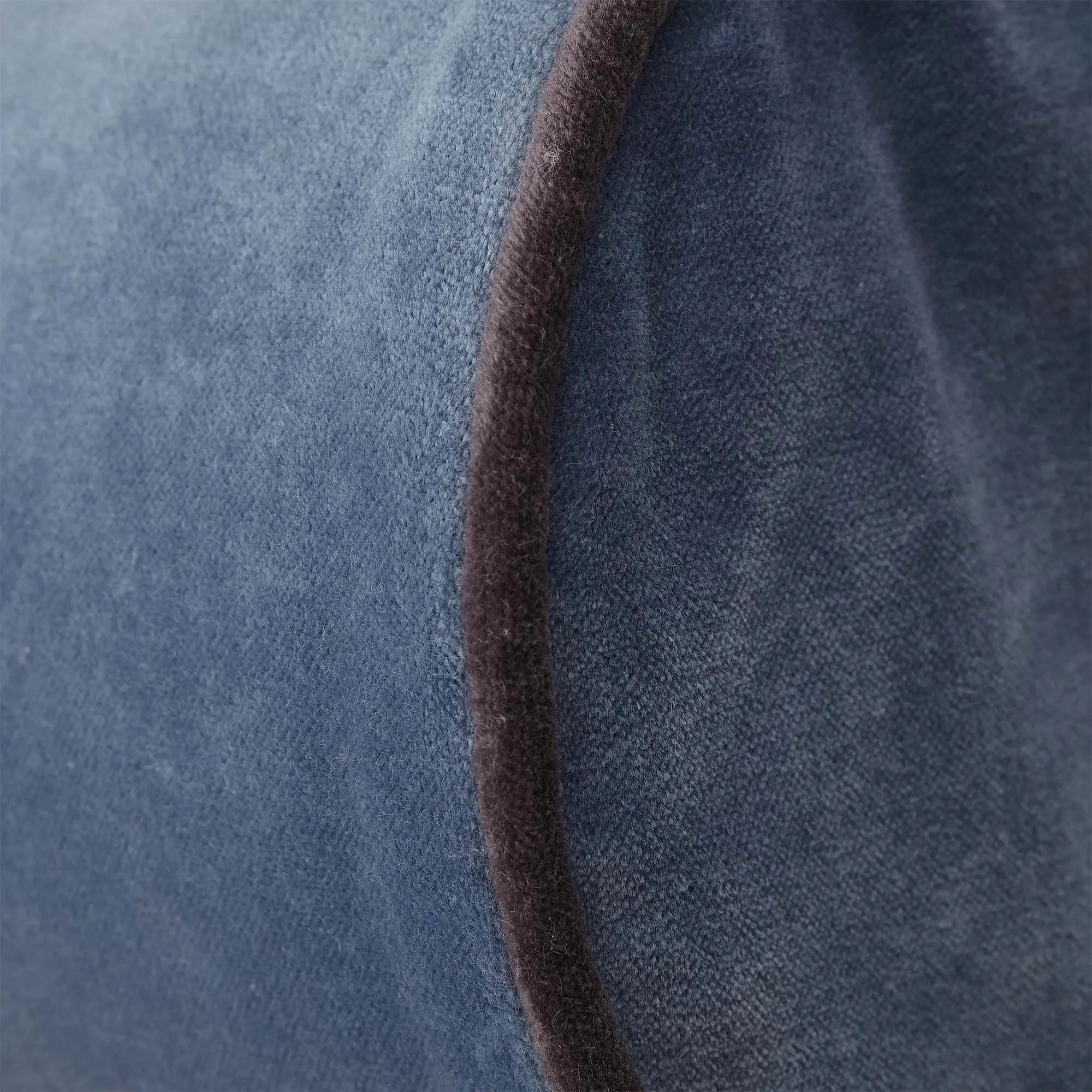 Suri Bolster Cushion Cover [Grey blue/Dark grey]