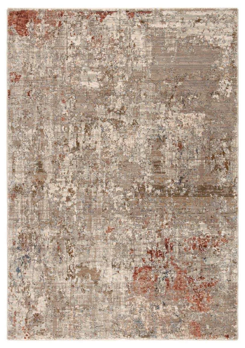 Valentia VLN01 Marzena Tan/Rust Rug