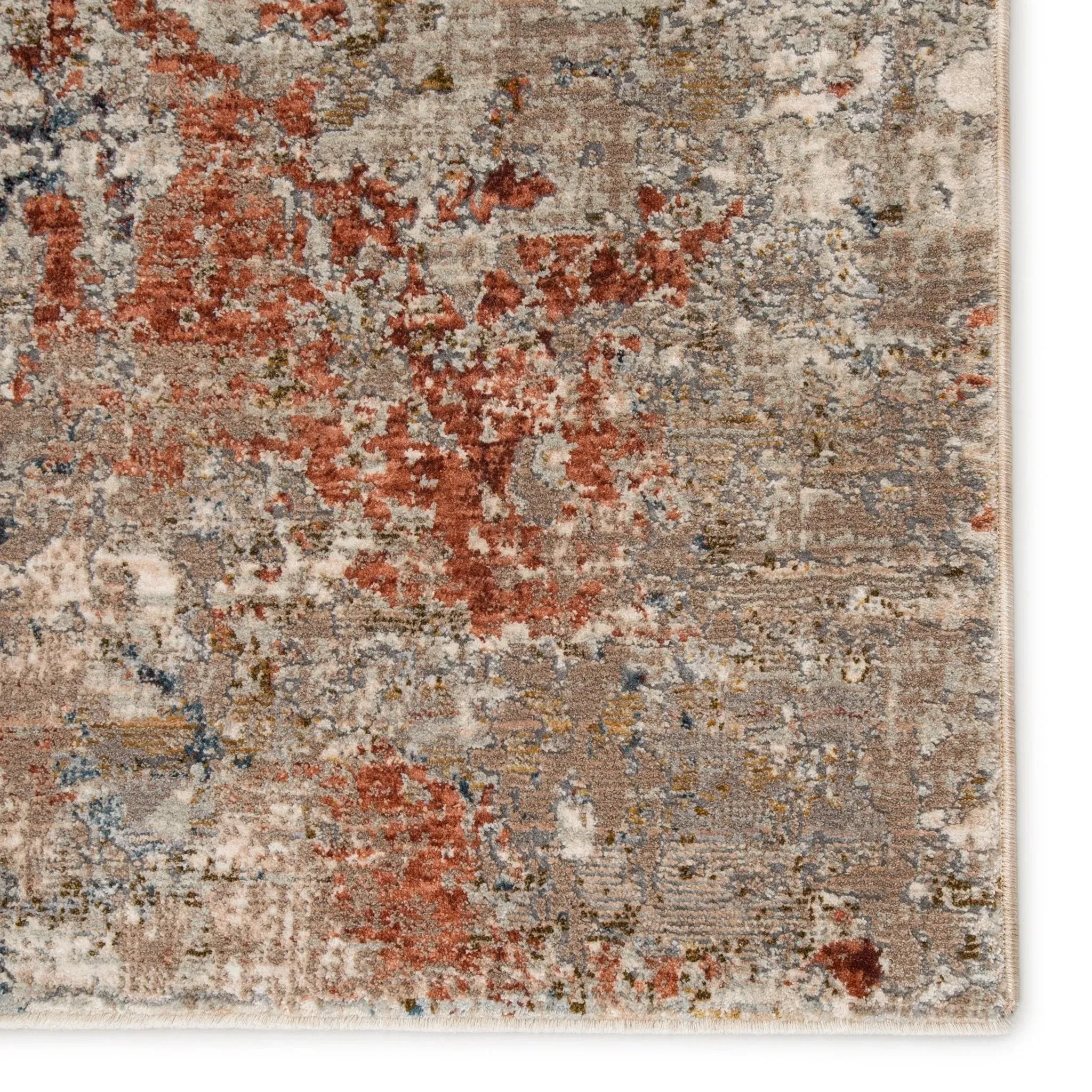 Valentia VLN01 Marzena Tan/Rust Rug