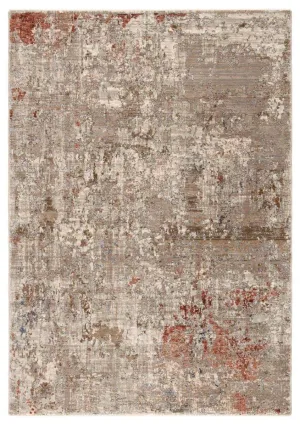 Valentia VLN01 Marzena Tan/Rust Rug