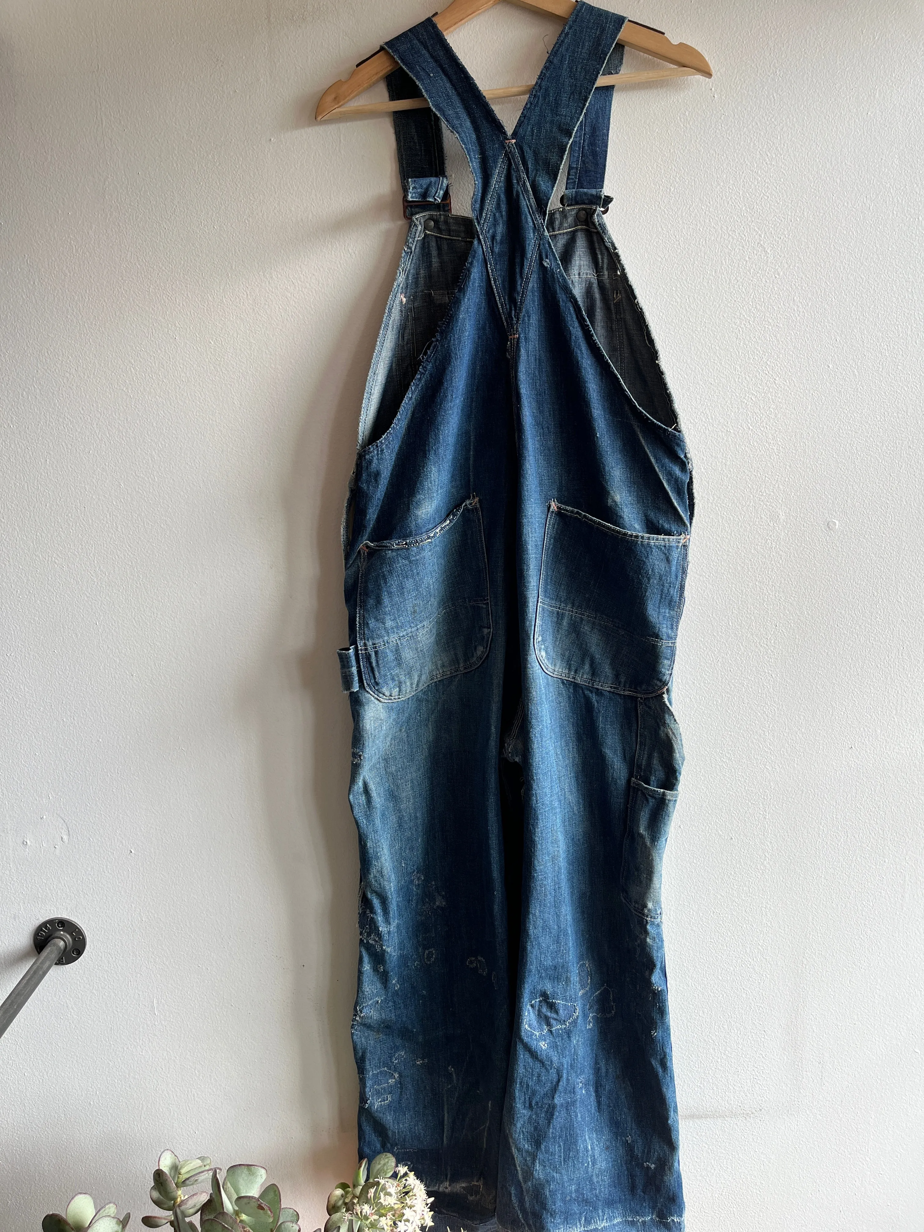 Vintage 1930/40s Super Big Mac Denim Overalls