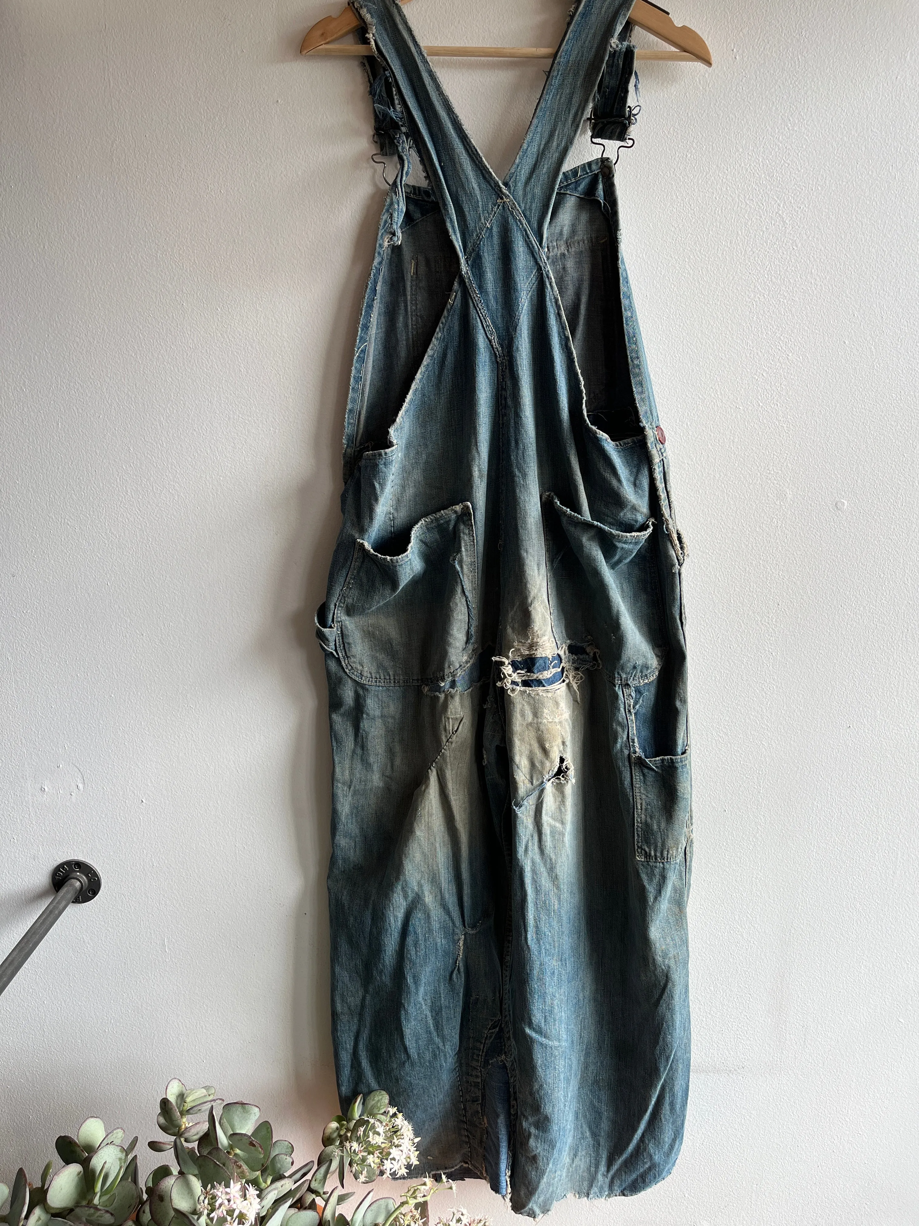 Vintage 1940s Workmaster Selvedge Denim Overalls