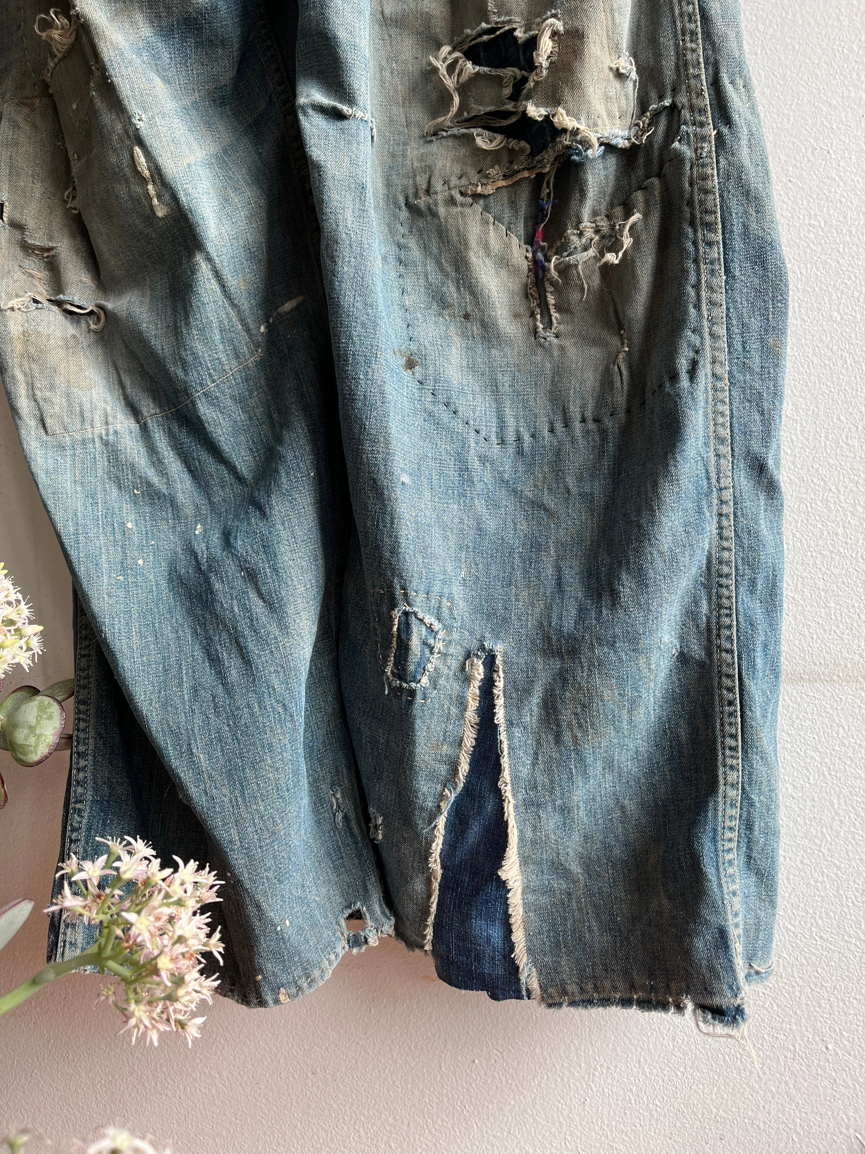 Vintage 1940s Workmaster Selvedge Denim Overalls