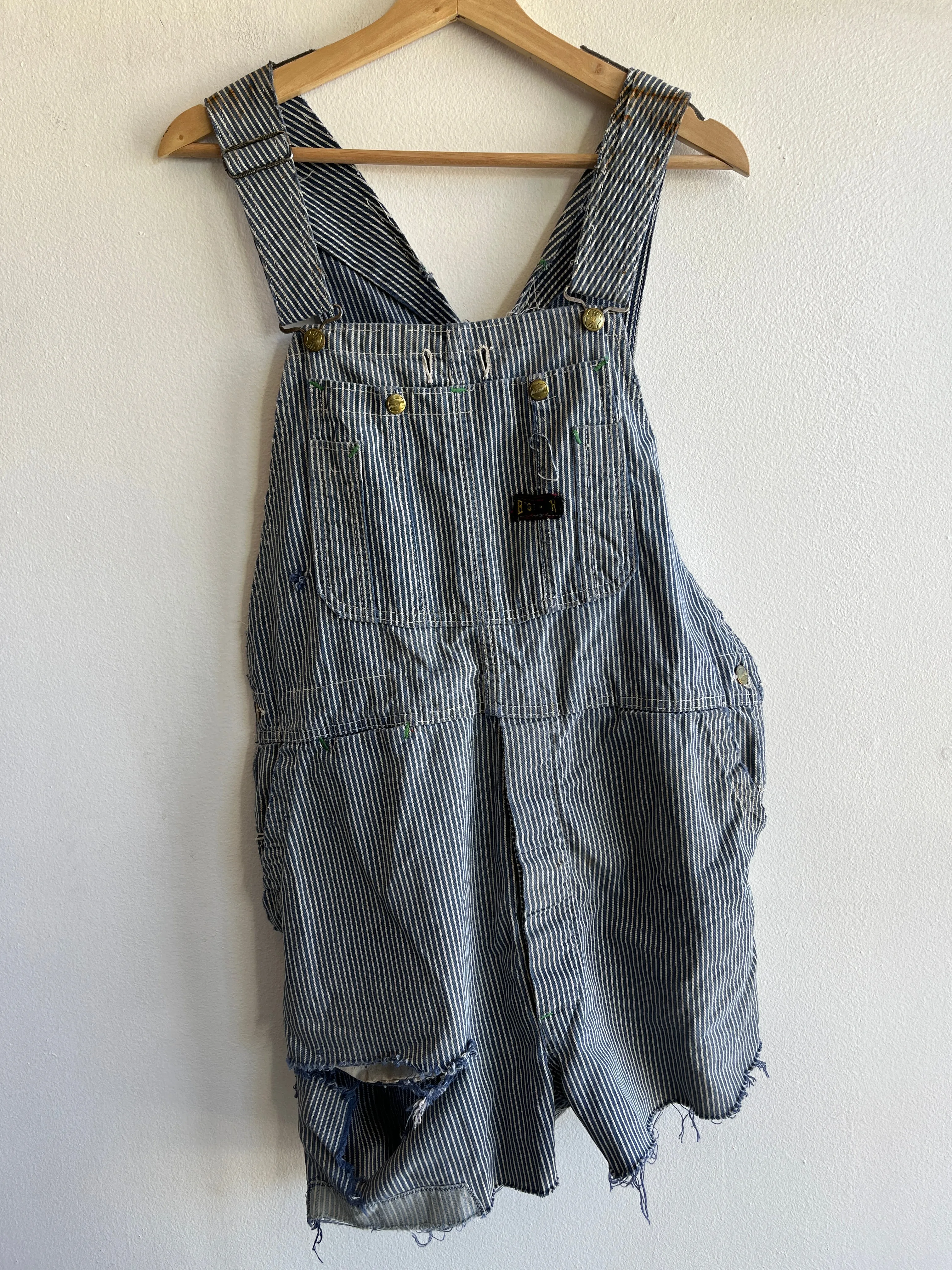 Vintage 1950s Big Smith Denim Overall Shorts