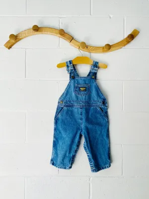 Vintage Classic Denim Overalls, 18 months